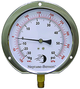 4" Panel Mount Pressure Gauge Image