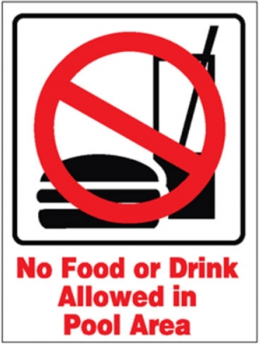 No Food or Drink Sign Image