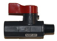 1/4" Ball Valve, MPT x FPT Image