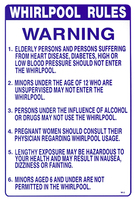 Wisconsin Whirlpool Rules Sign Thumb Image