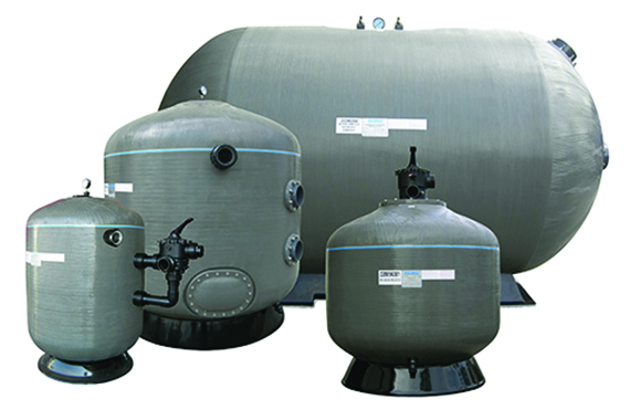Waterco Horizontal & Vertical Commercial Sand Filters Image